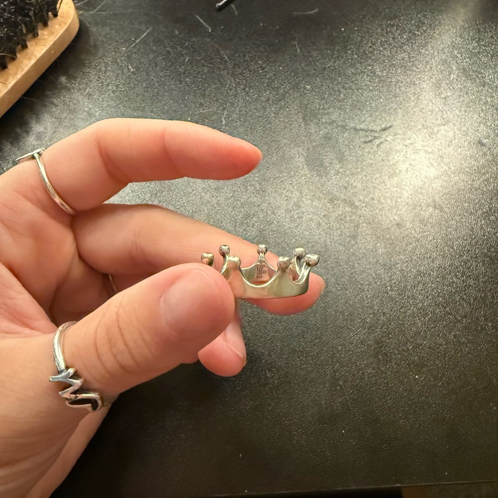 James Avery Silver Sparkling Ring